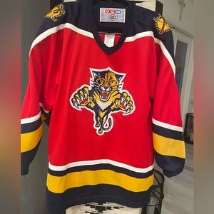 Vintage 90’s Florida Panther CCM Hockey NHL jersey
